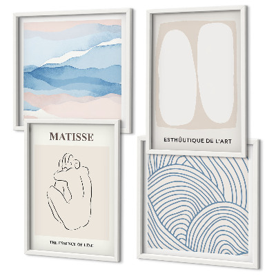 Set tablouri gata de agățat Formele abstracte ale lui Matisse