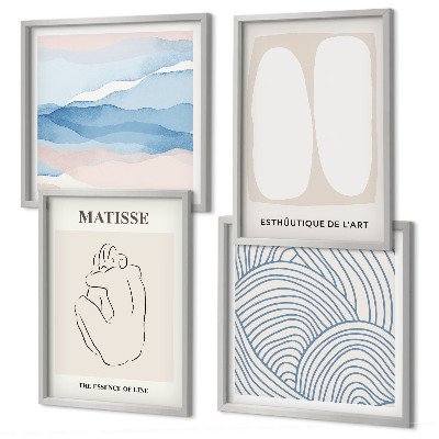 Set tablouri gata de agățat Formele abstracte ale lui Matisse