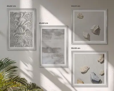 Set de tablouri cu texturi minimaliste moderne gata de agățat