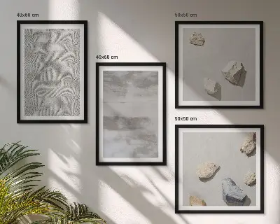 Set de tablouri cu texturi minimaliste moderne gata de agățat