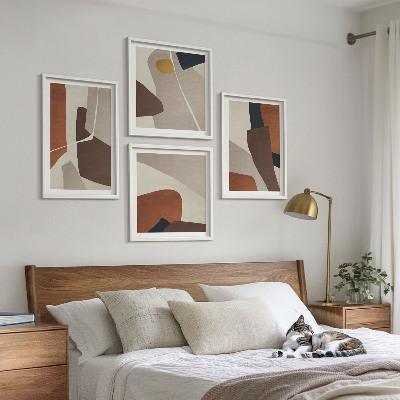 Compoziție de tablouri pentru perete Forme moderne abstracte