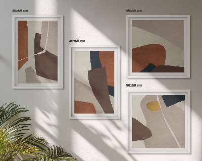 Compoziție de tablouri pentru perete Forme moderne abstracte