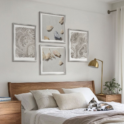 Compoziție de tablouri pentru perete Forme abstracte moderne