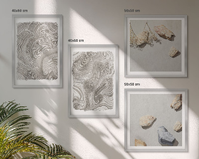 Compoziție de tablouri pentru perete Forme abstracte moderne