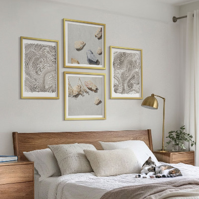 Compoziție de tablouri pentru perete Forme abstracte moderne