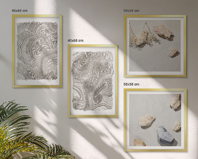 Compoziție de tablouri pentru perete Forme abstracte moderne