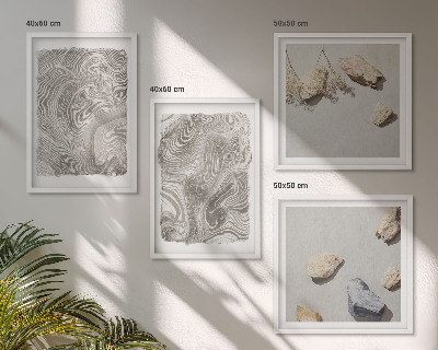 Compoziție de tablouri pentru perete Forme abstracte moderne
