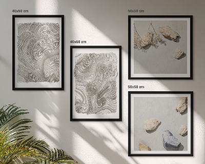 Compoziție de tablouri pentru perete Forme abstracte moderne