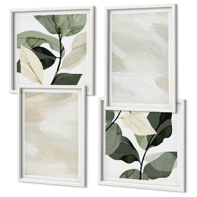 Set tablouri gata de agățat Vopsele boho abstracte strălucitoare