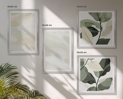 Set tablouri gata de agățat Vopsele boho abstracte strălucitoare