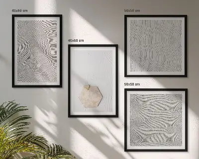 Set tablouri gata de agățat cu texturi nisipoase în stil boho