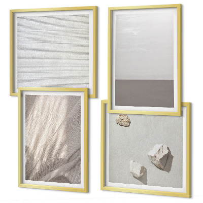 Compoziție de tablouri pentru perete Texturi delicate boho ale naturii