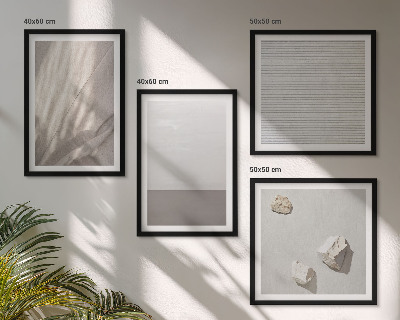 Compoziție de tablouri pentru perete Texturi delicate boho ale naturii