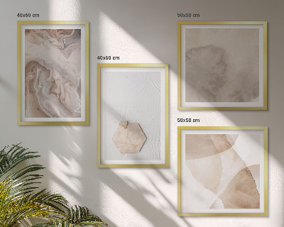 Set tablouri gata de agățat Design abstractizare natură inspirație