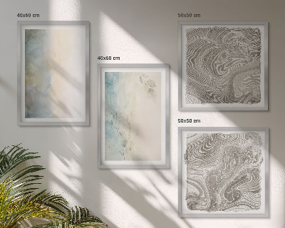 Set tablouri gata de agățat Cartoane delicate pentru acuarelă
