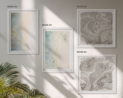 Set tablouri gata de agățat Cartoane delicate pentru acuarelă