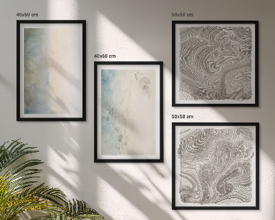 Set tablouri gata de agățat Cartoane delicate pentru acuarelă