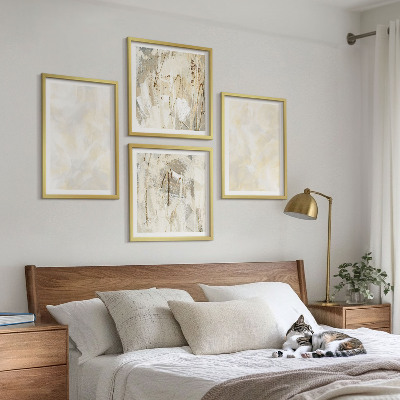 Set tablouri gata de agățat Design de vopsea cu textură strălucitoare