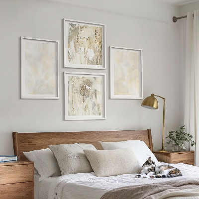 Set tablouri gata de agățat Design de vopsea cu textură strălucitoare