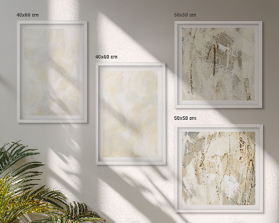 Set tablouri gata de agățat Design de vopsea cu textură strălucitoare