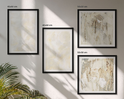 Set tablouri gata de agățat Design de vopsea cu textură strălucitoare