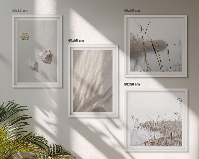 Compoziție de tablouri pentru perete Prim-planuri ale structurii în stil boho