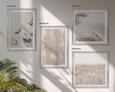Set tablouri gata de agățat Texturi naturale boho