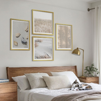 Set tablouri gata de agățat Texturi naturale boho