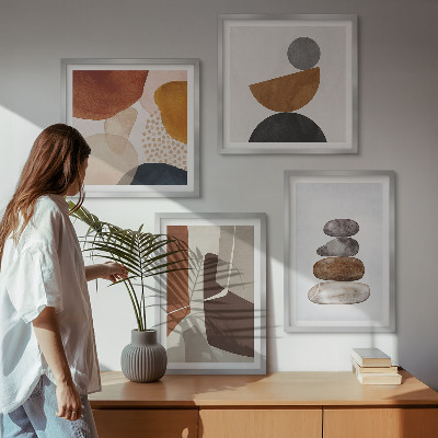 Set tablouri gata de agățat Decorațiuni de pictură abstractă