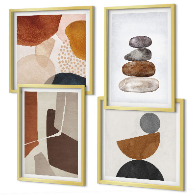 Set tablouri gata de agățat Decorațiuni de pictură abstractă