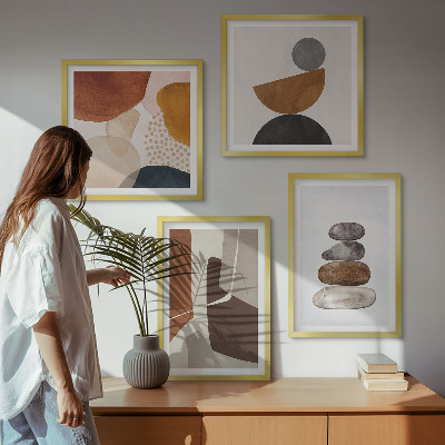 Set tablouri gata de agățat Decorațiuni de pictură abstractă