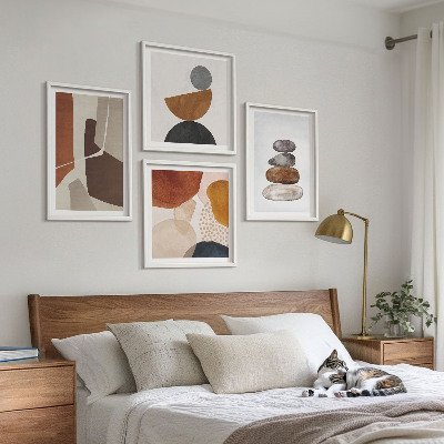 Set tablouri gata de agățat Decorațiuni de pictură abstractă