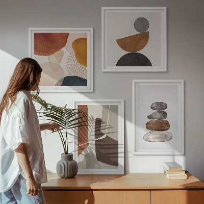 Set tablouri gata de agățat Decorațiuni de pictură abstractă