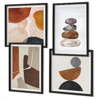 Set tablouri gata de agățat Decorațiuni de pictură abstractă
