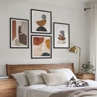Set tablouri gata de agățat Decorațiuni de pictură abstractă