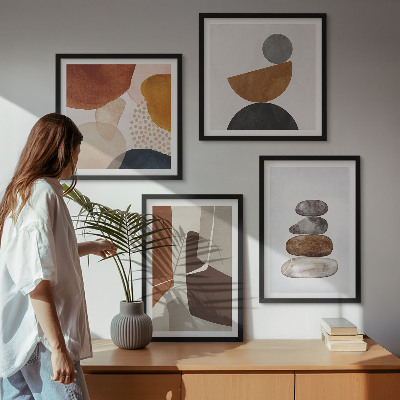 Set tablouri gata de agățat Decorațiuni de pictură abstractă
