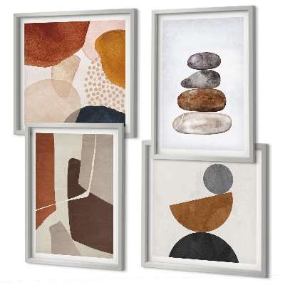 Set tablouri gata de agățat Decorațiuni de pictură abstractă