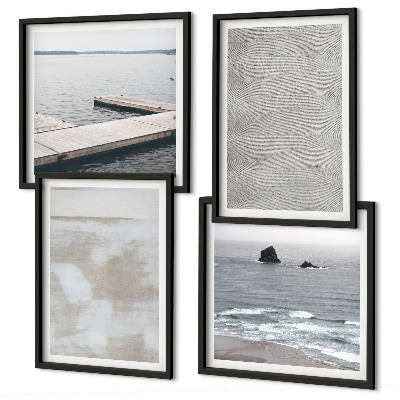 Compoziție de tablouri pentru perete Texturi moderne de design abstract