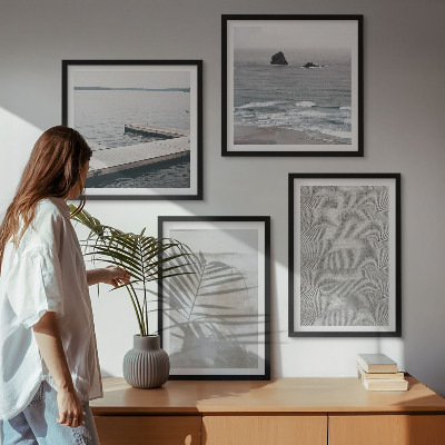 Compoziție de tablouri pentru perete Texturi moderne de design abstract