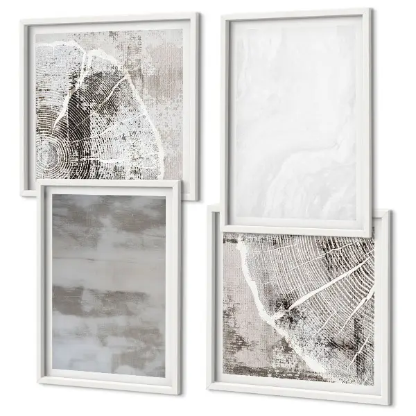 Set de tablouri cu forme moderne abstracte gata de agățat