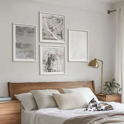 Set de tablouri cu forme moderne abstracte gata de agățat
