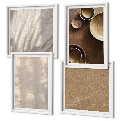 Set tablouri gata de agățat Structuri texturi minimalism