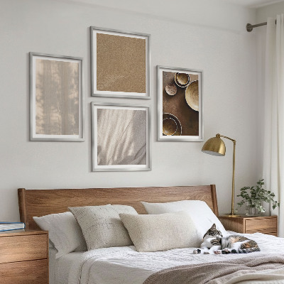Set tablouri gata de agățat Structuri texturi minimalism