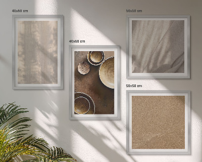 Set tablouri gata de agățat Structuri texturi minimalism