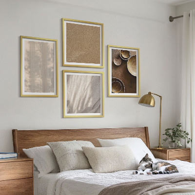 Set tablouri gata de agățat Structuri texturi minimalism