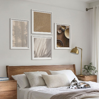 Set tablouri gata de agățat Structuri texturi minimalism