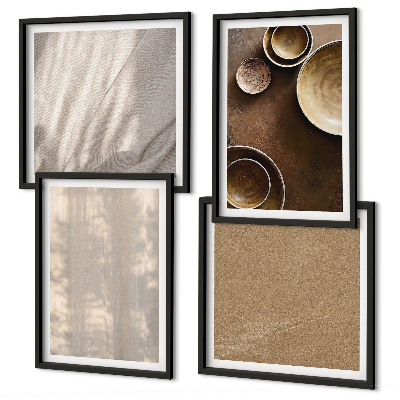 Set tablouri gata de agățat Structuri texturi minimalism