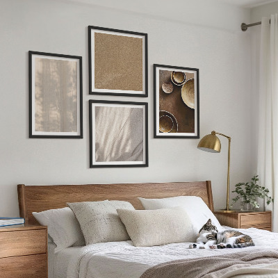 Set tablouri gata de agățat Structuri texturi minimalism
