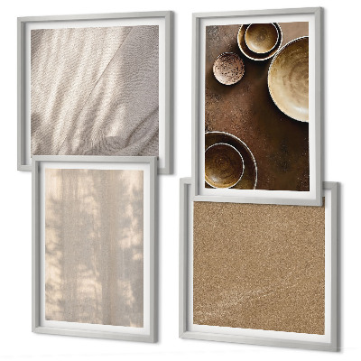 Set tablouri gata de agățat Structuri texturi minimalism