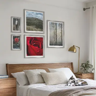 Set tablouri decorative de perete cu motive florale naturale în diferite stiluri